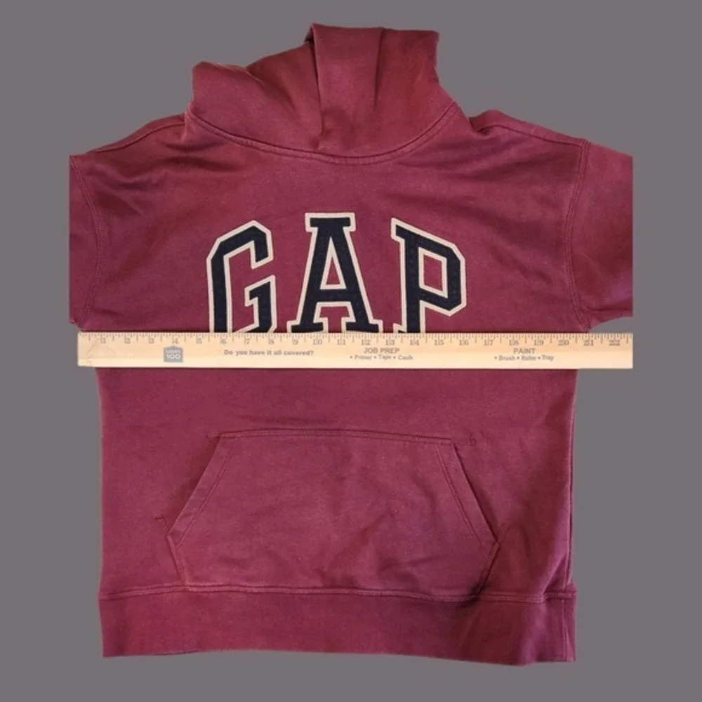 GAP Kids Hoodie Size XXL (14-16) Youth Pullover Hooded Sweatshirt Maroon‎